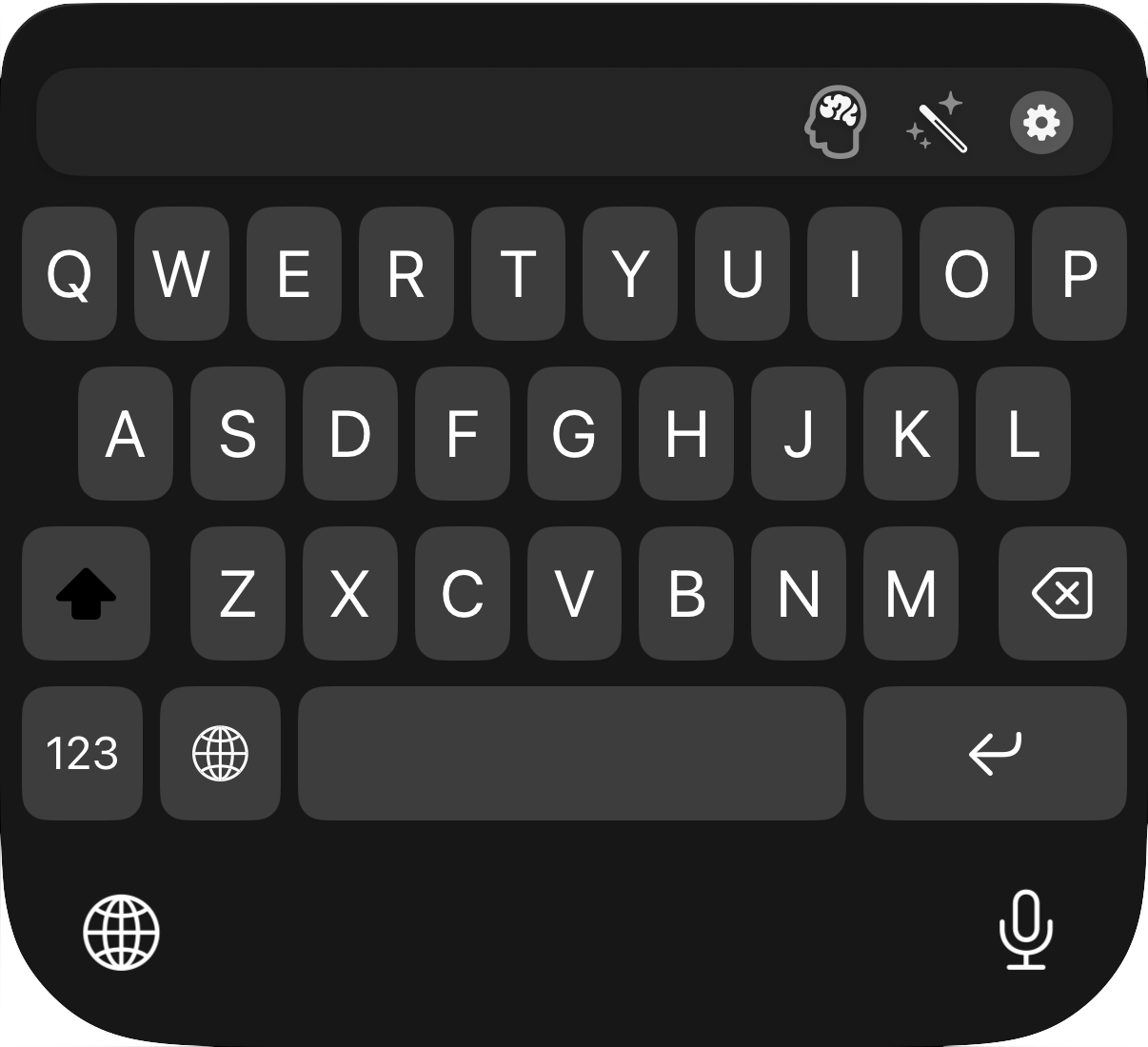 Promptly keyboard on iPhone